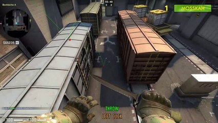 Useful Smokes on Train, episode 1 - CSGO