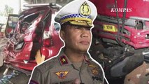 Polisi Jelaskan Kronologi Kecelakaan Truk Tangki BBM di Cibubur
