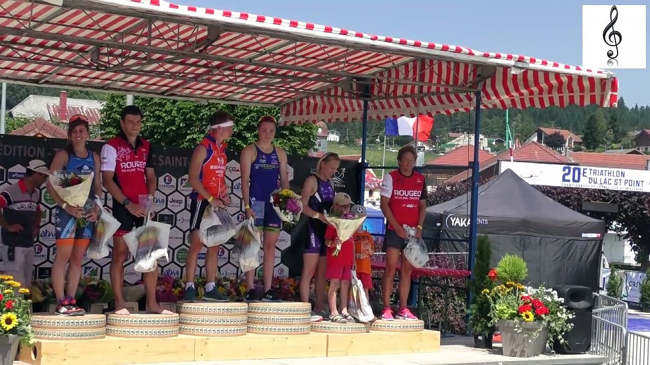 Triathlon de Saint Point 2019 : Remise des prix Jeunes + Catégorie S