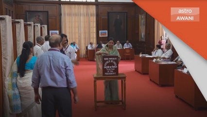 Politik | India pilih presiden baharu pada Isnin