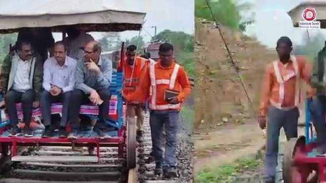 General Manager in charge of Western Railway inspected पश्चिम रेलवे के प्रभारी महाप्रबंधक ने किया निरीक्षण