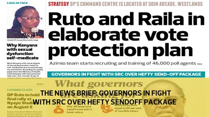 The News Brief: Governors in fight with SRC over hefty sendoff package