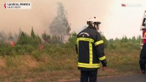 فيديو | حرائق فرنسا التي قضت على 14 ألف هكتار من الغابات لا تزال مستمرة
