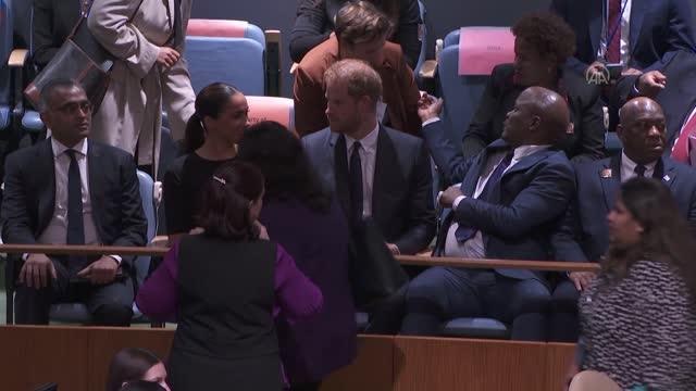 Sussex Dükü Prens Harry BM'de konuşma yaptı (2)