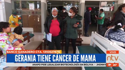 Mujer con cáncer de mama necesita ayuda