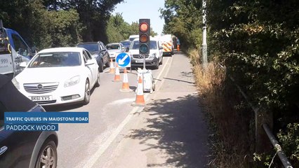 Traffic chaos follows burst water mains