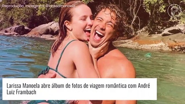 Larissa Manoela e André Luiz Frambach: casal surge em fotos inéditas e românticas em viagem