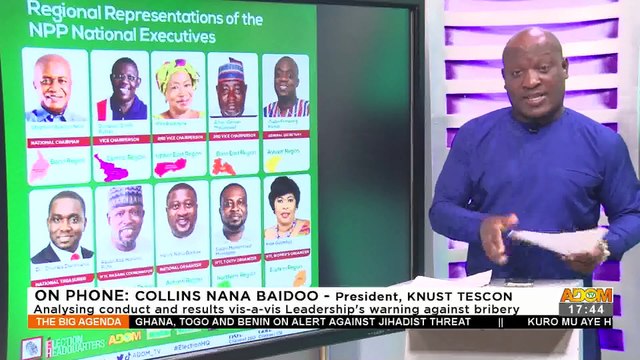 NPP National Elections: Analysing conduct and results vis a vis leadership's warning against bribery - The Big Agenda on Adom TV (18-7-22)