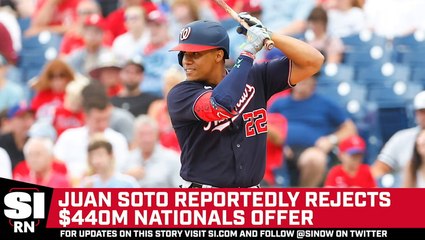 Report: Juan Soto Rejects $440M Nationals Offer, Available for Trade