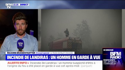 Incendie: un homme placé en garde à vue à Landiras, en Gironde