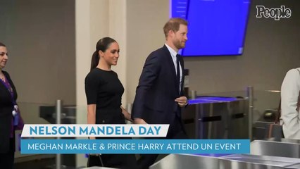Meghan Markle and Prince Harry Arrive Hand-in-Hand at the UN for Nelson Mandela Day