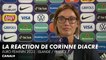 La réaction de Corinne Diacre après Islande / France - Euro Féminin 2022
