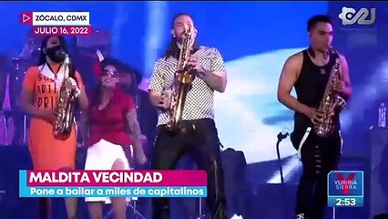 La Maldita Vecindad puso a bailar a miles en el Zócalo de la CDMX