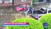 VIDEO: Policías rescatan a atrapados por inundación en Xochimilco