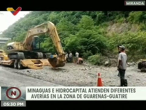 Hidrocapital y Minaguas atienden diferentes averías en la zona de Guarenas-Guatire