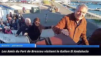 Les Amis du Fort de Brescou sur le Galion El Andalucia
