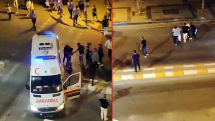 Esenyurt'ta hızlı gidiyor diye ambulans şoförüne küfretti, ortalık karıştı