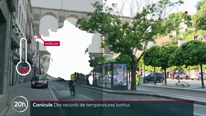 Canicule en France : Des dizaines de villes ont battu hier les records historiques de températures avec parfois plus de 40 degrés !