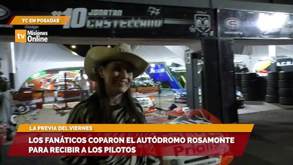Los fanáticos coparon el autódromo Rosamonte para recibir a los corredores