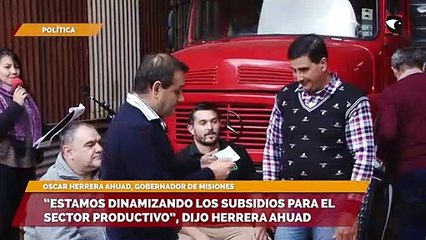 “Estamos dinamizando los subsidios para el sector productivo”, dio Herrera Ahuad
