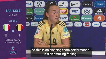 'Amazing feeling' - Belgium's Kees on group stage qualification