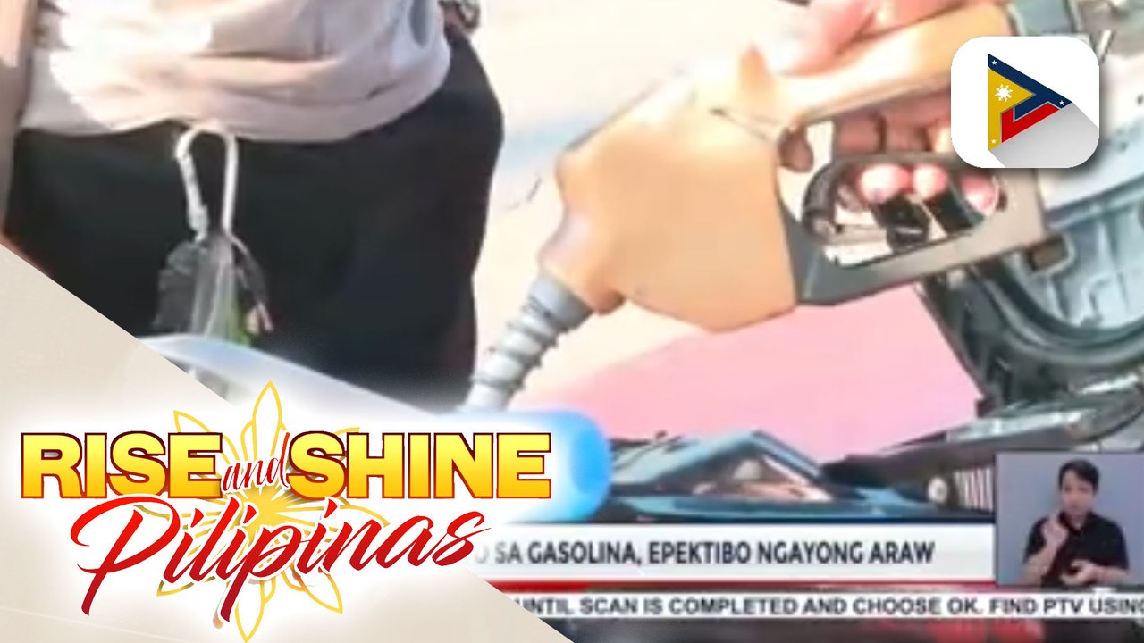 Nasa P5 bawas-presyo sa gasolina, epektibo ngayong araw; Ilang motorista, umaasang magpapatuloy ang pagbaba ng presyo ng krudo