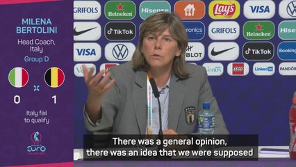 Unrealistic expectations placed on Italy's women - coach Bertolini