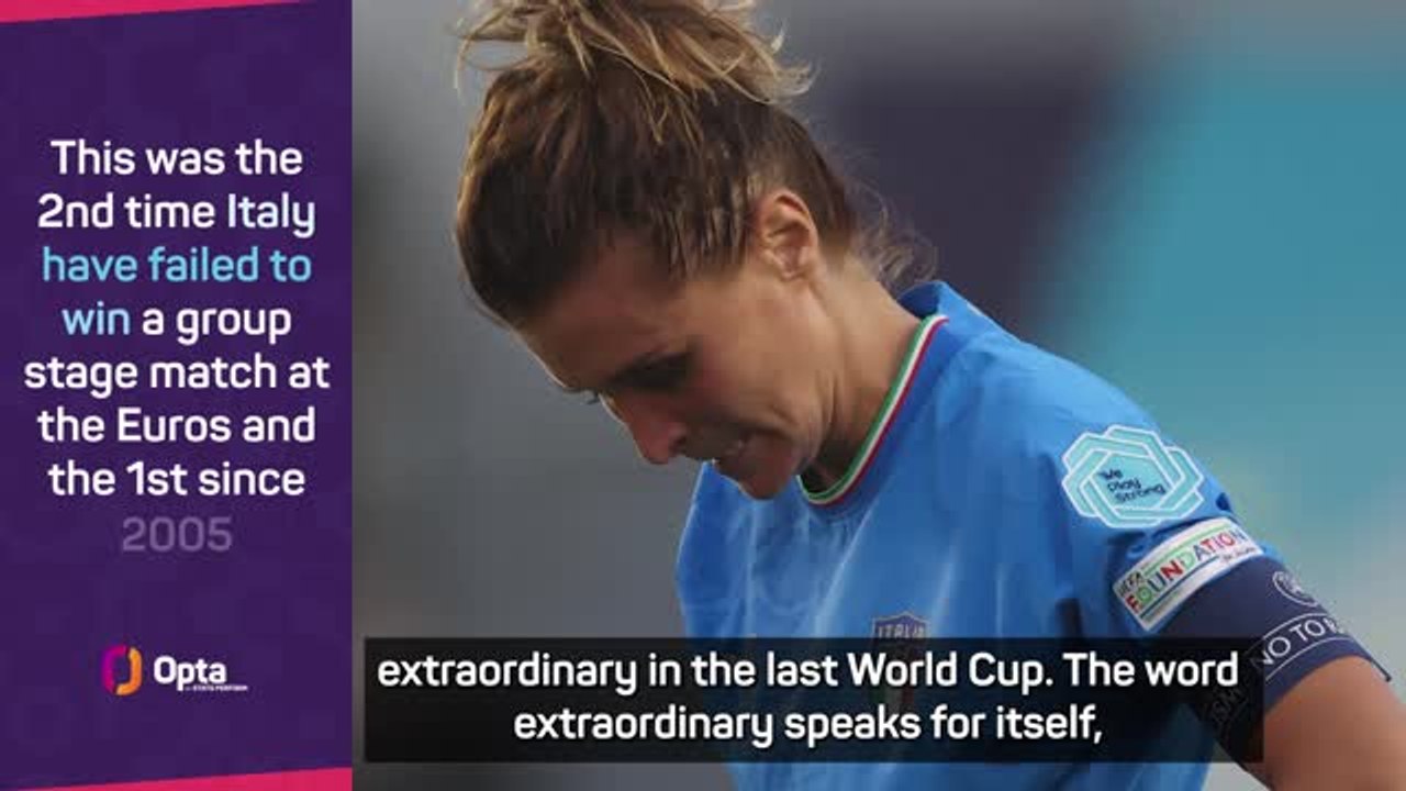 Unrealistic expectations placed on Italy's women - coach Bertolini