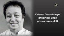 Veteran singer Bhupinder Singh passes away at 82