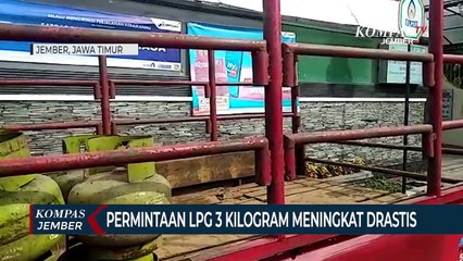 Permintaan LPG 3 Kilogram di Jember Meningkat Drastis
