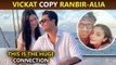 Katrina Kaif-Vicky Kaushal Get Romantic On A Boat, Copy Ranbir Kapoor-Alia Bhatt's Style 