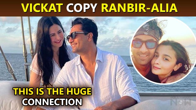Katrina Kaif-Vicky Kaushal Get Romantic On A Boat, Copy Ranbir Kapoor-Alia Bhatt's Style