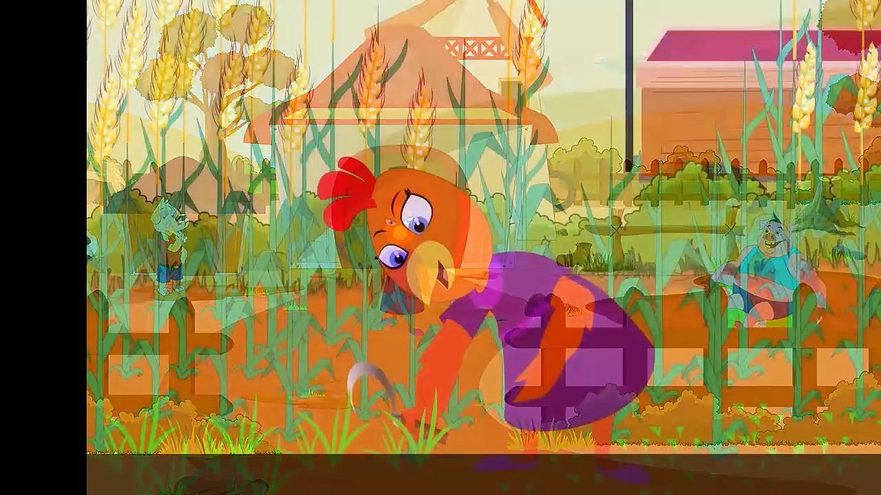 ছোট্ট লাল মুরগি _ Little Red Hen in Bengali _ Bangla Cartoon