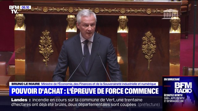 Oui aux compromis, non à la surenchère : le gouvernement quadrille le débat à l'Assemblée sur le pouvoir d'achat