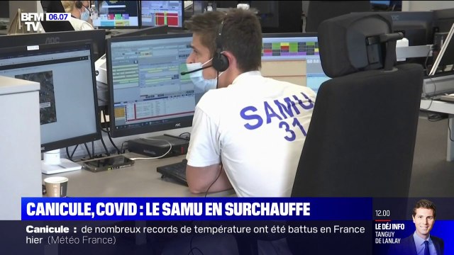 Entre la canicule et le Covid, les équipes du Samu sont sous tension