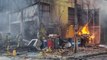 En imágenes: fuerte explosión en fábrica de pinturas deja varias viviendas afectadas en Bogotá