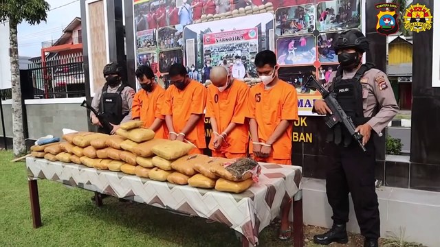 Press Conference Ungkap Tindak Pidana Penyalahgunaan Narkotika Di Wilayah Hukum Polres Pasaman