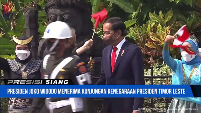 Upacara Penyambutan Kenegaraan Presiden Timor-Leste di Istana Bogor