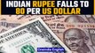 Indian rupee hits all-time low against US dollar, investors sell equities | Oneindia News *News