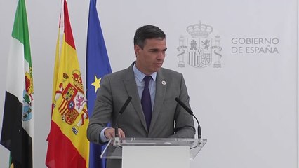 Sánchez asegura que "no parará" hasta que Extremadura tenga el ferrocaril que necesita"