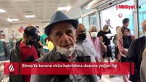 Sinop’ta hatırlatma dozu için vatandaşlar hastanelere akın etti