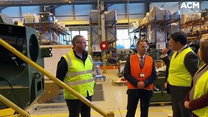 The Ukrainian ambassador tours the Thales facility and the Bendigo Bushmaster as thank you to Australia | July 2022 | Bendigo Advertiser