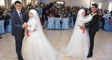 İkiz kız kardeşler, ikizlerle evlendi: Çifte düğünle dünya evine girdiler