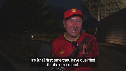 Belgium fans 'ecstatic' after knockout-stage qualification