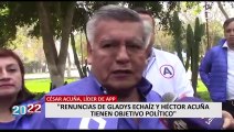 César Acuña anuncia la incorporación de dos nuevos congresistas a APP