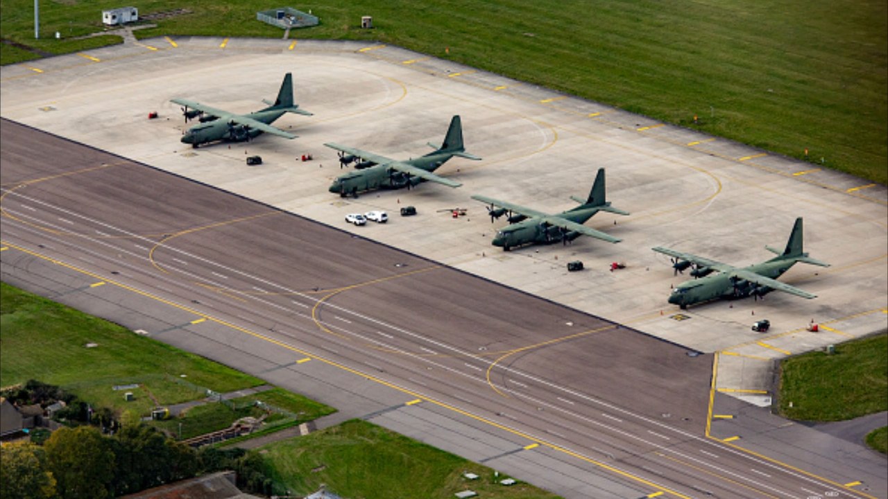Wegen der Hitze: Landebahn von britischer Militärbasis geschmolzen