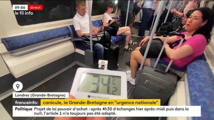 Canicule - La Grande-Bretagne en "urgence nationale": Les températures pourraient dépasser aujourd'hui le seuil des 40°C
