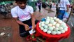 Boiled Eggs Sold in Amazing Cars | Bangladeshi Street Food |