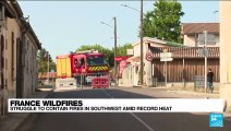 France wildfires: Struggle to contain fires in southwest amid record heat