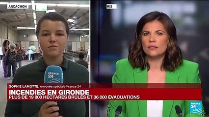 Incendies en Gironde : plus de 36 000 évacuations en pleine saison touristique